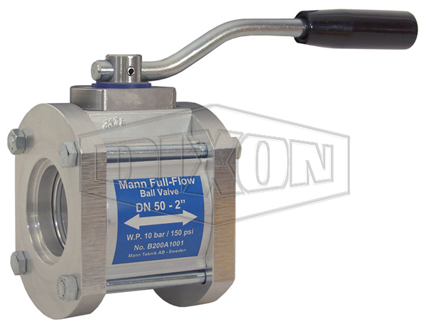 Mann-Tek One-Way Full Flow Ball Valve Socket Weld